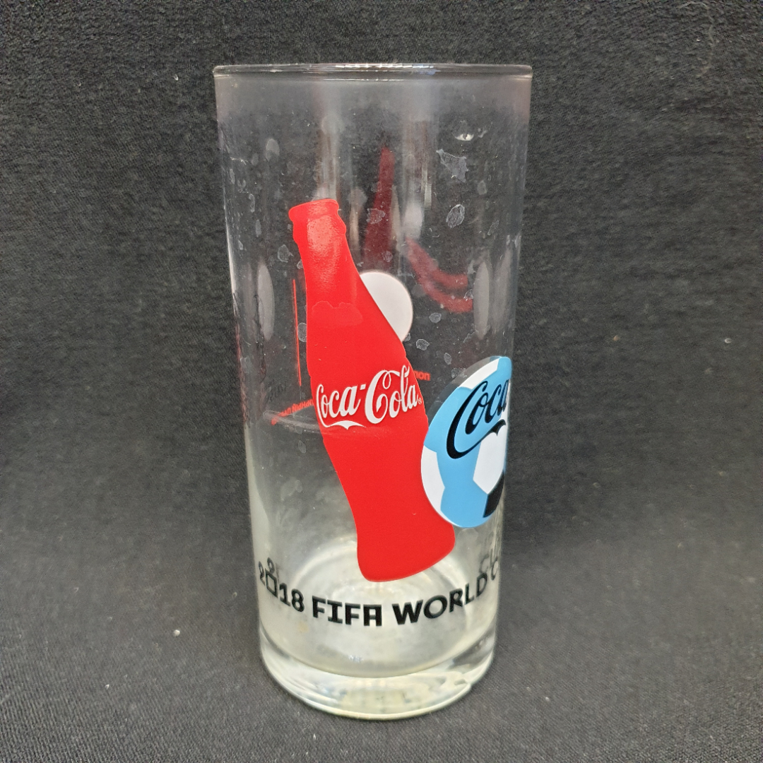 Стакан "Coca-Cola, 2018 FIFA WORLD CUP Russia" стекло . Картинка 1